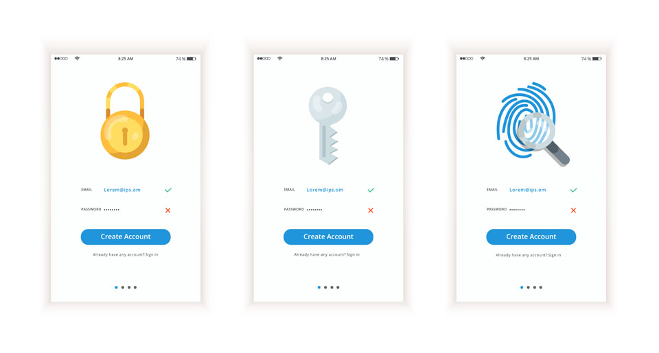Onboarding App Screens