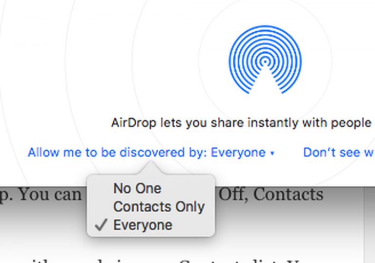 how to send file using airdrop