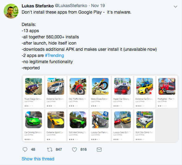 Android Security Researcher - Lukas Stefanko