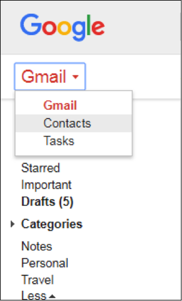 Gmail Contacts