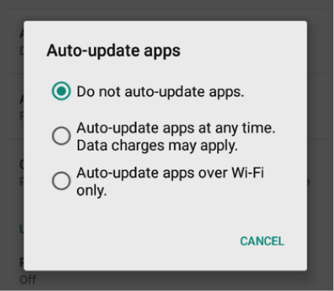 Auto-update apps