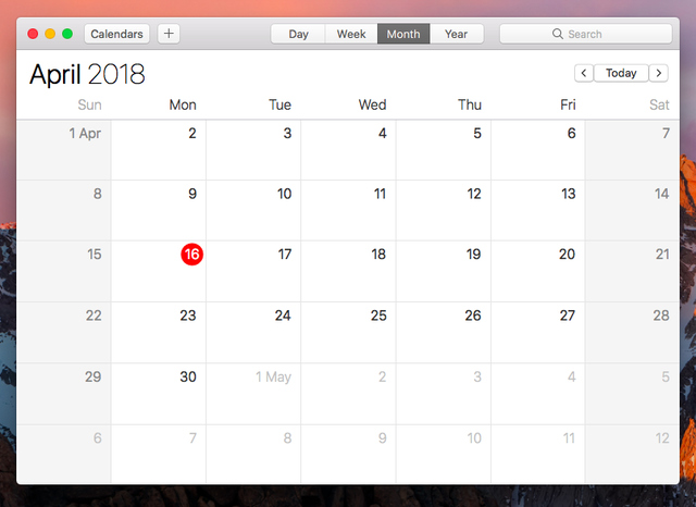 How to maximize your Calendar on Mac 1