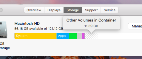 how to find other in mac storage