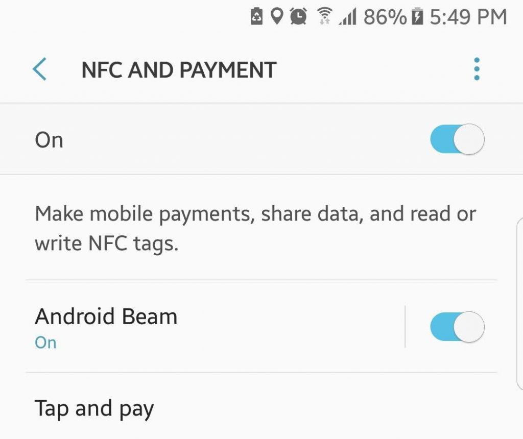 NFC and Payment