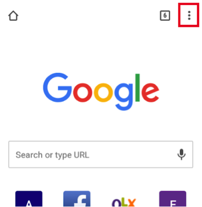 Google's Home Page