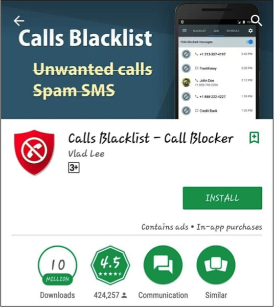 Calls Blacklist - Call Blocker App