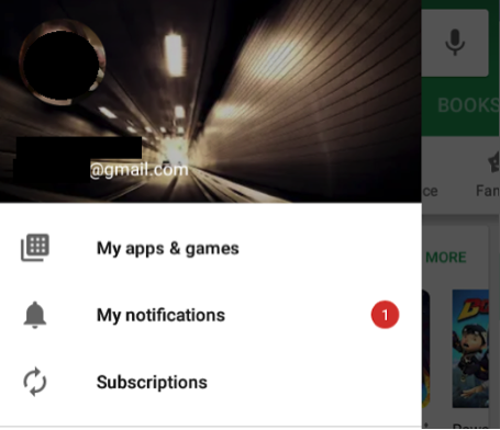 Google Play Store - My apps & games