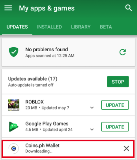 Update Play Store App Manage Google Play Store Apps