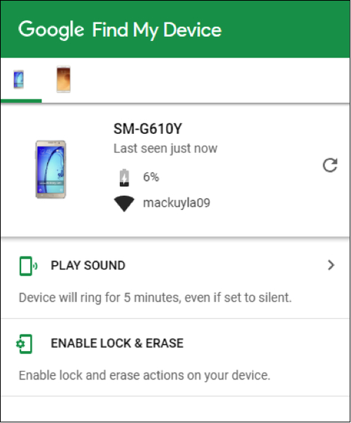 Google Find My Device