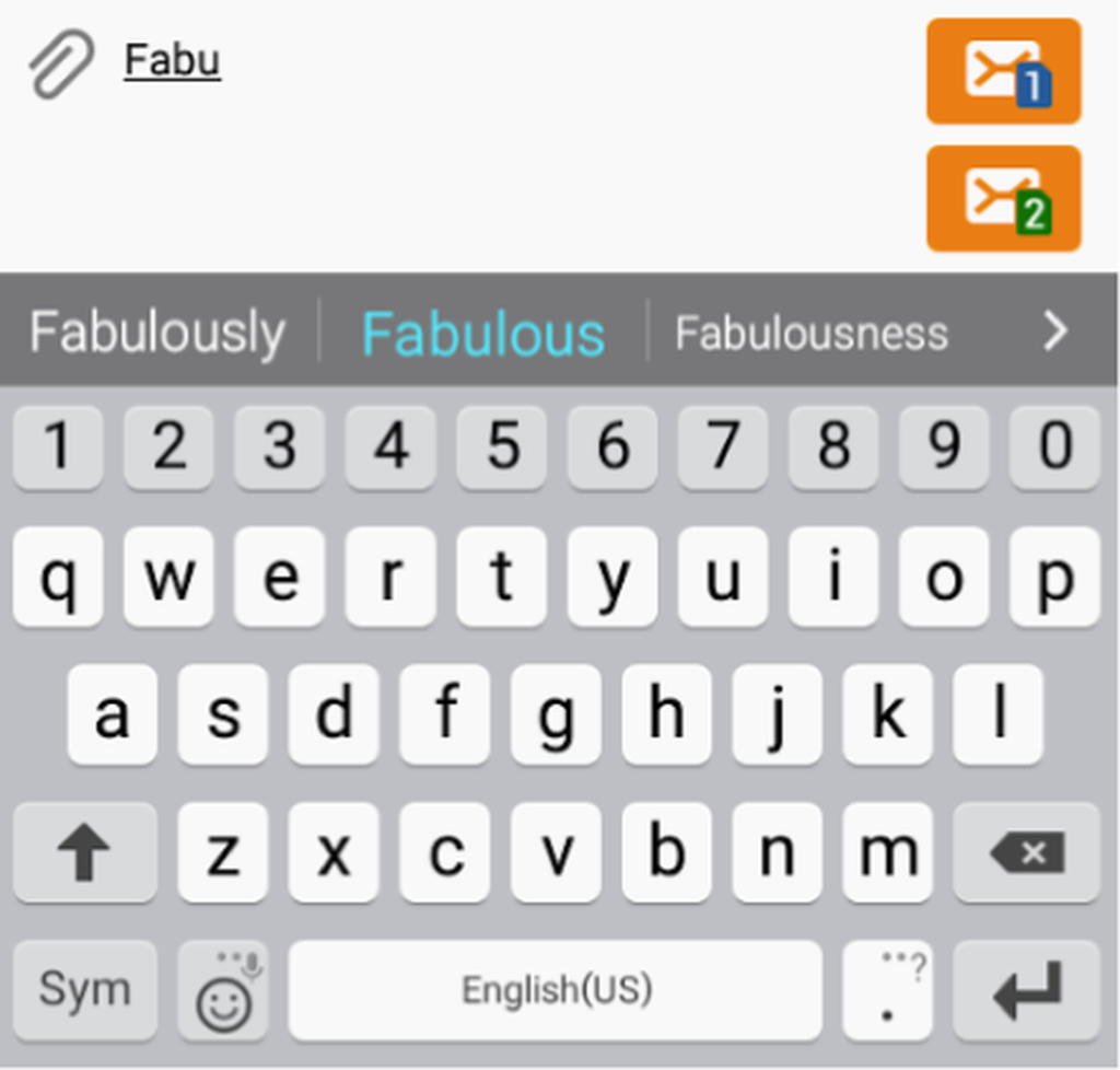 android keyboard predictive text