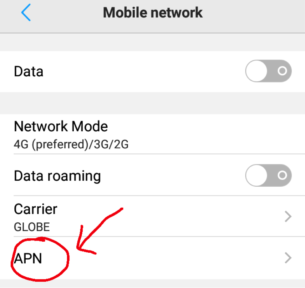 Mobile Network - APN