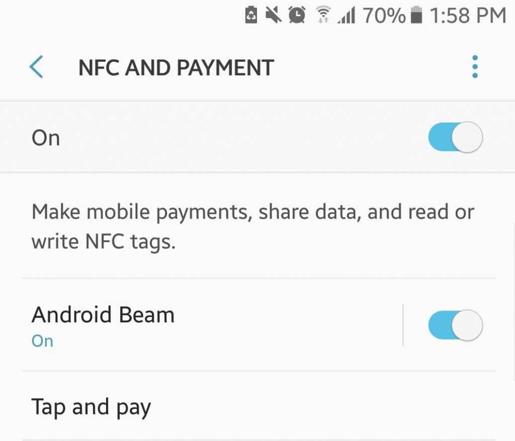 NFC and Payment