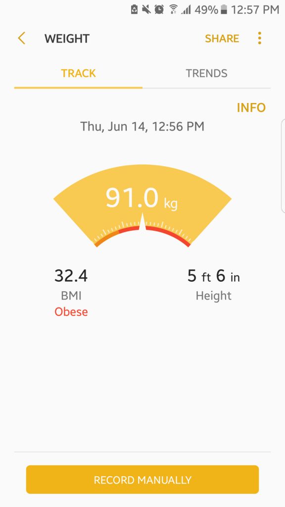 google body mass index calculator