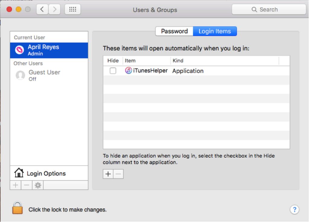 Go to System Preferences > Users & Groups