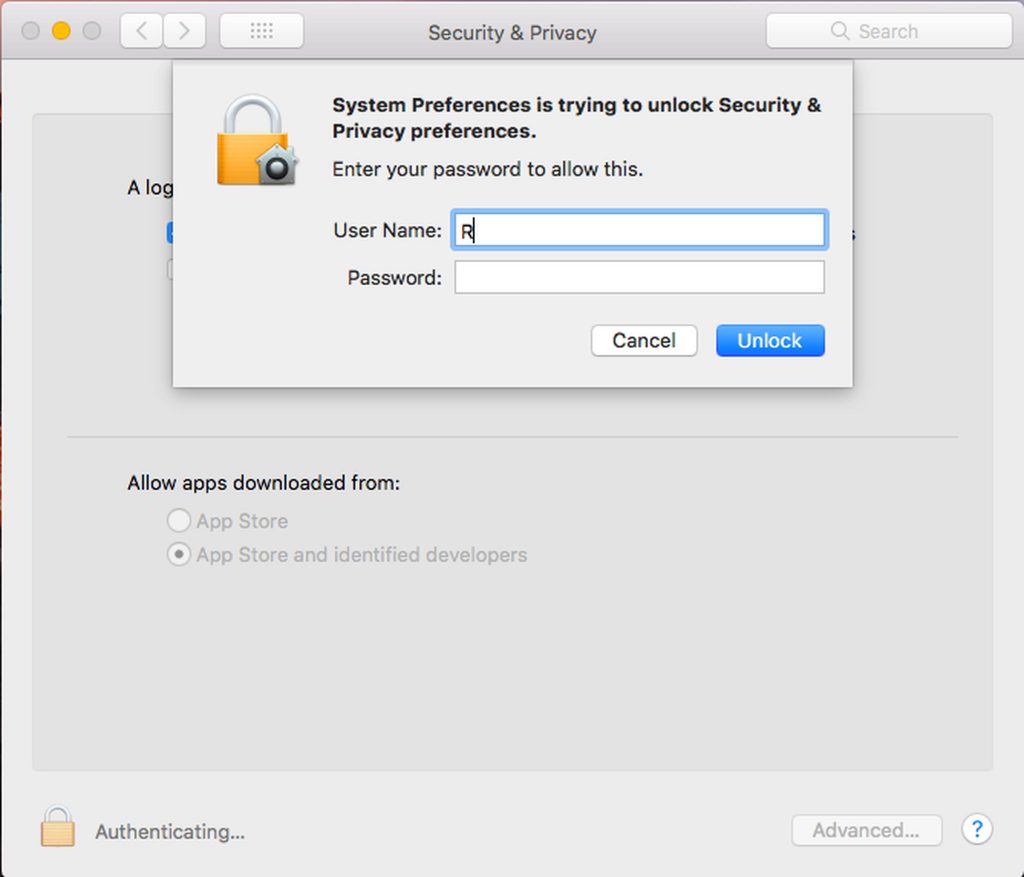 System Preferences > Security & Privacy