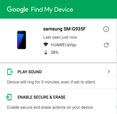 Google Find My Device