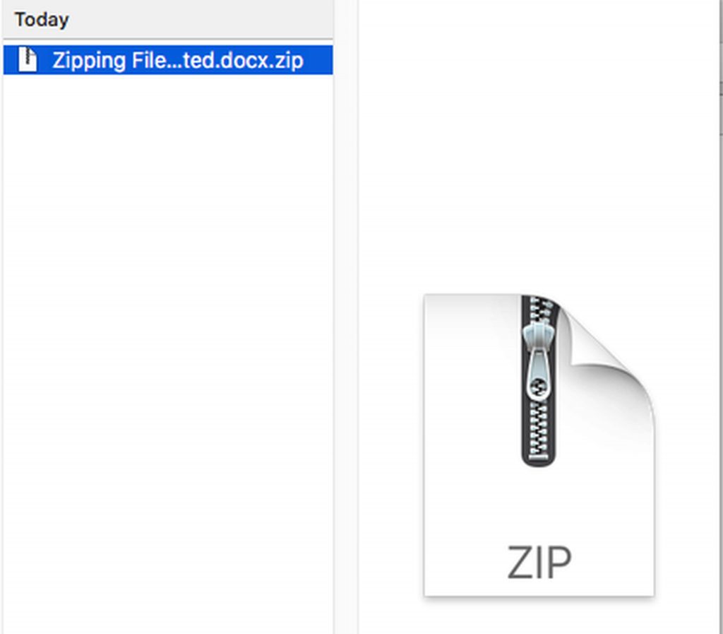 C zip files