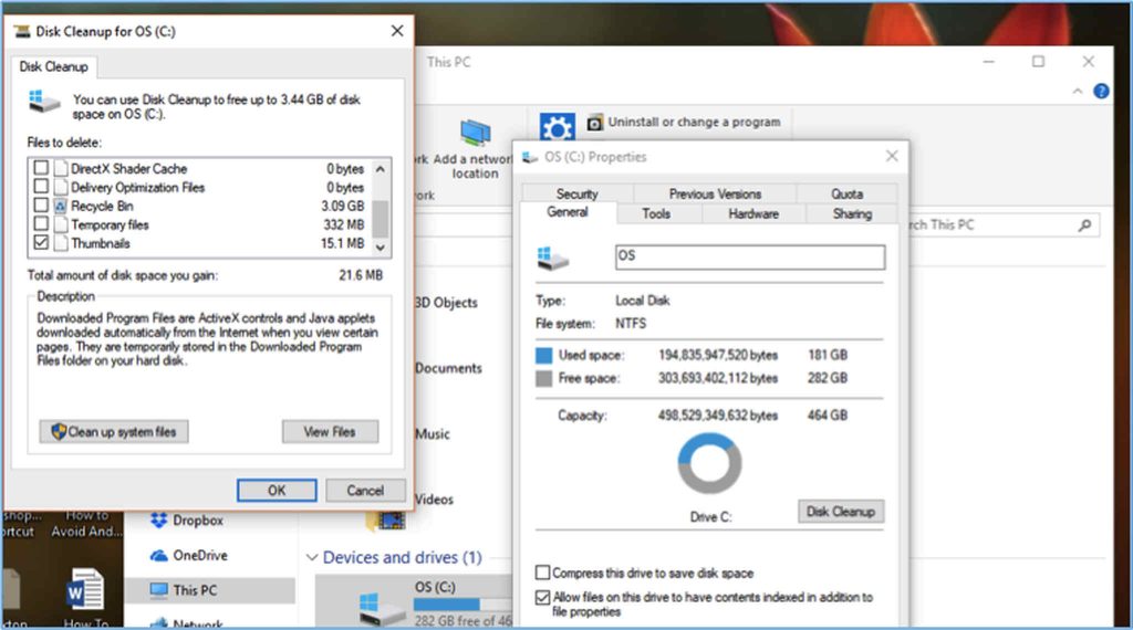 Disk Cleanup