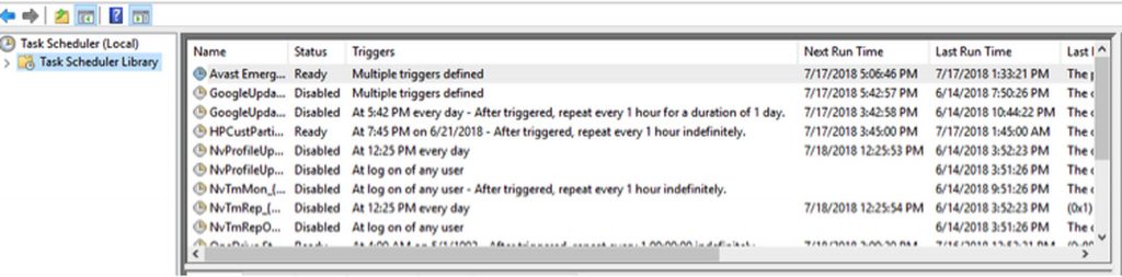 Windows Task Scheduler Library