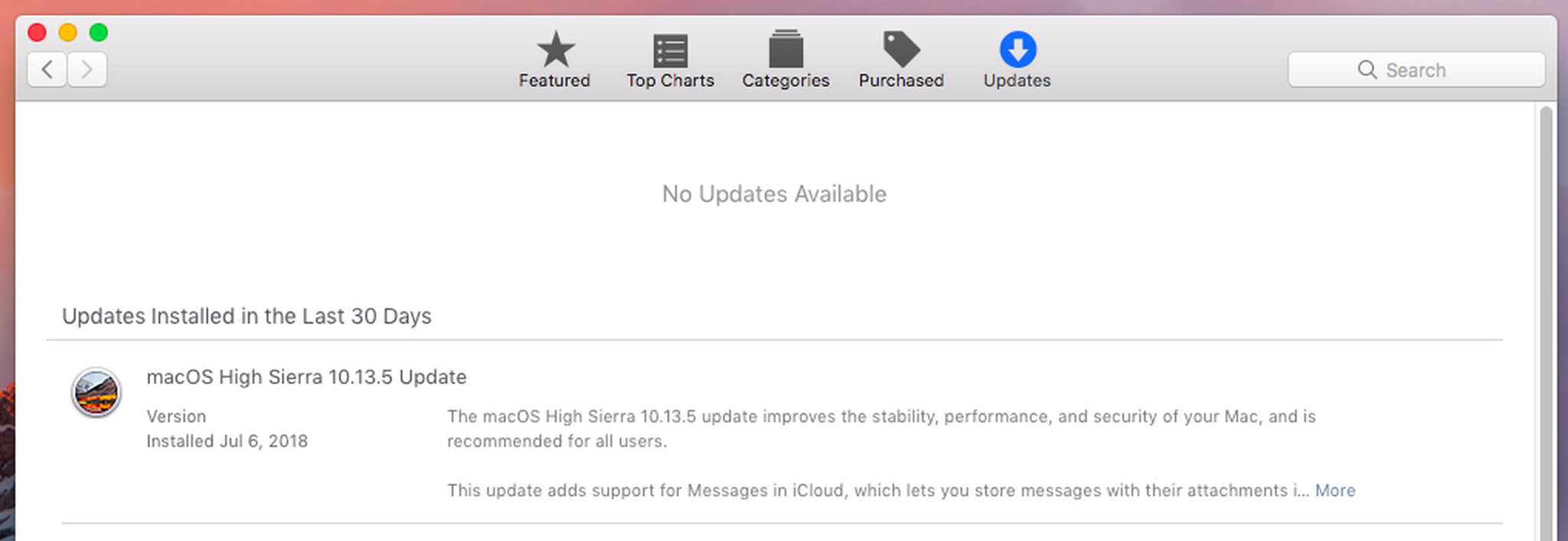 mac high sierra update frozen