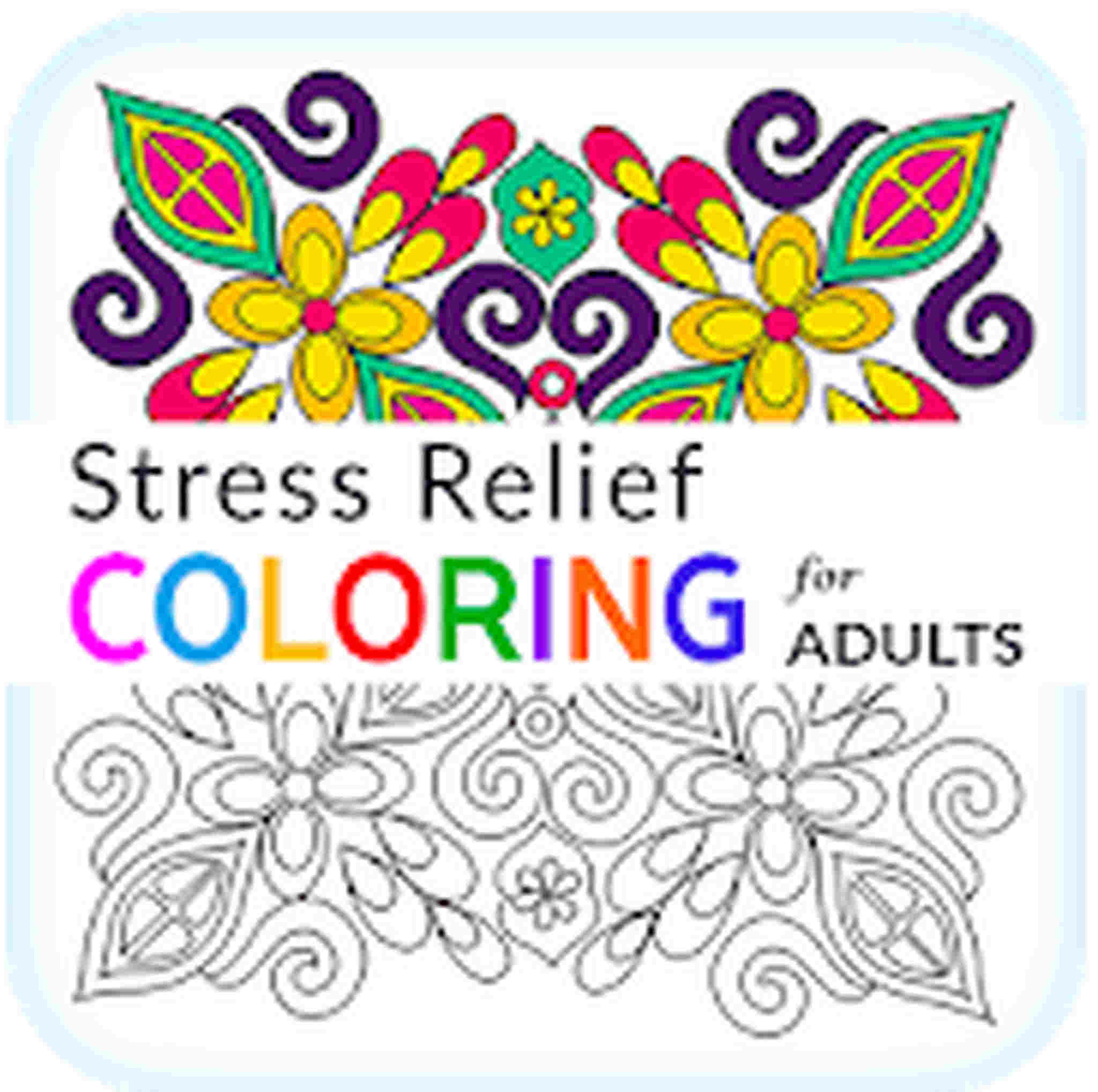 Stress Relief Adult Color Book