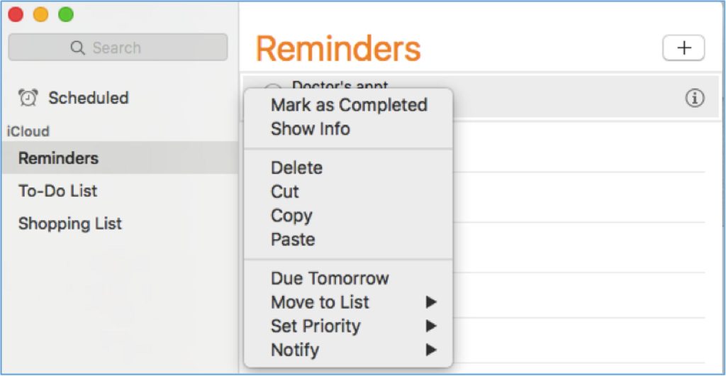 Mac Reminder App