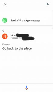 Send WhatsApp message
