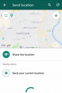 Share Live Location With Another WhatsApp User