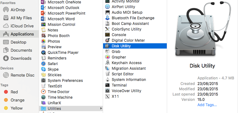 mac erase disk format options use on windows apfs