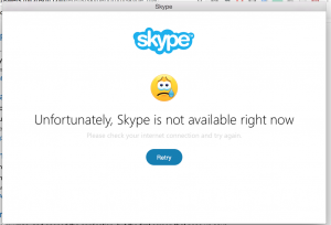 Skype Not Working