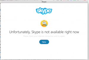 skype technologies problems today