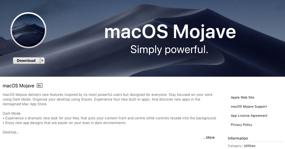 macos mojave clean install