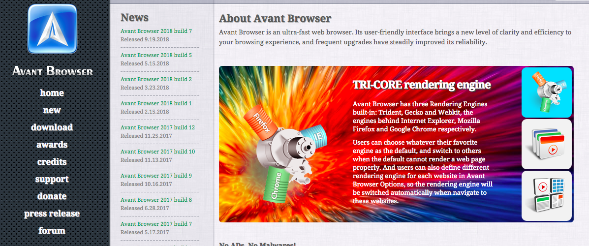 Avant Web Browser