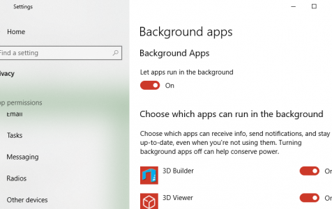 Background Apps Settings