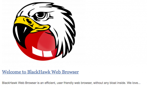 BlackHawk Web Browser