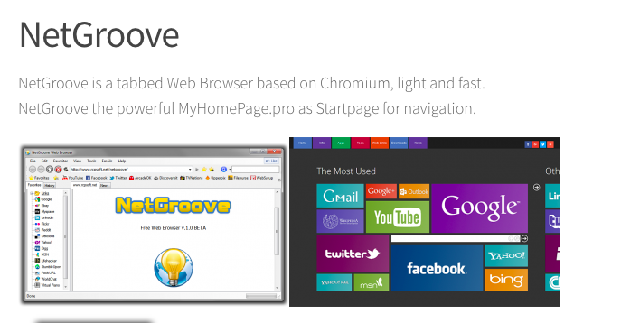 NetGroove Web Browser