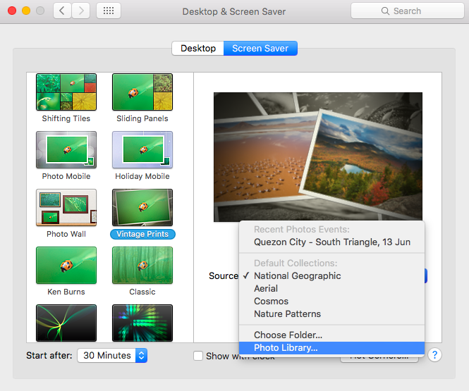 How To Set Your Macos Screensaver To Show A Photos Album - no animation category in library website bugs roblox