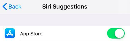 Siri Suggestions