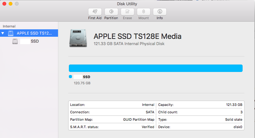 mac disk utility erase waiting for partition