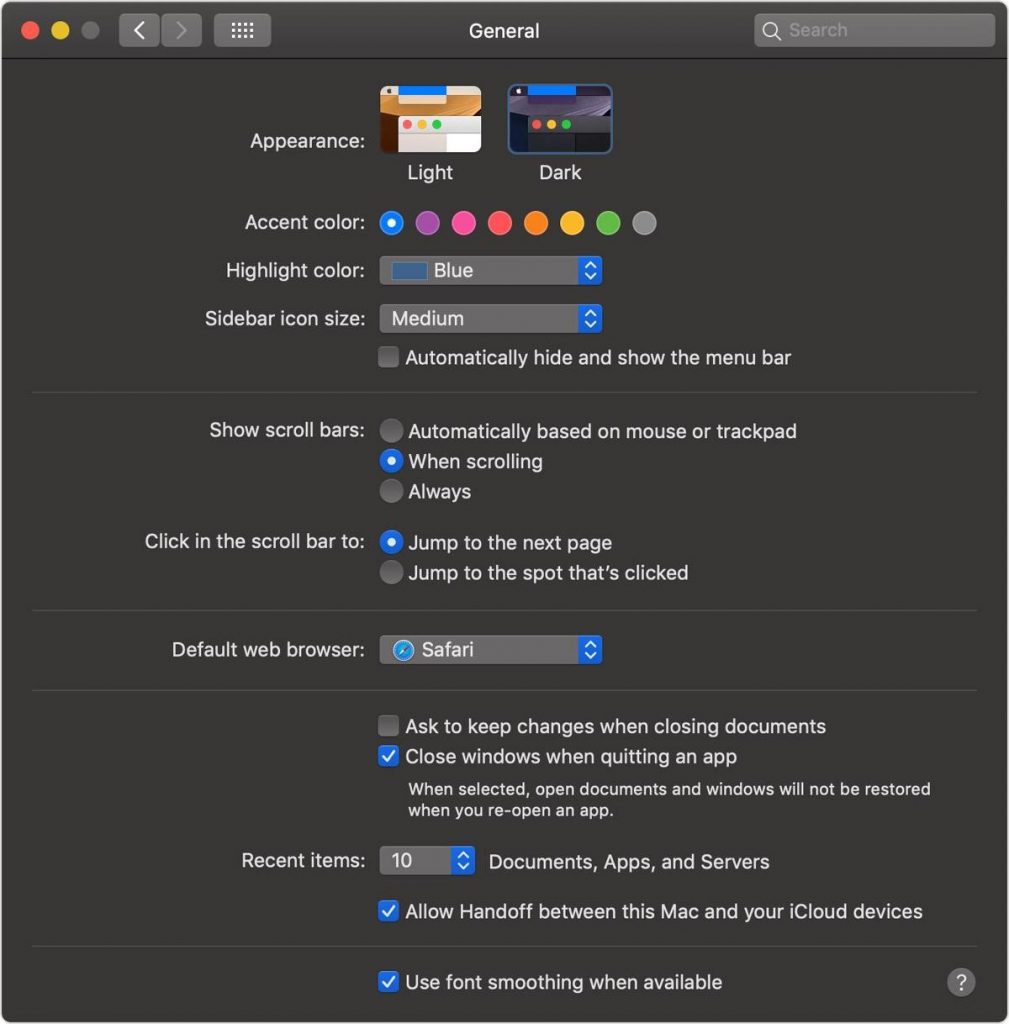 font explorer mac mojave