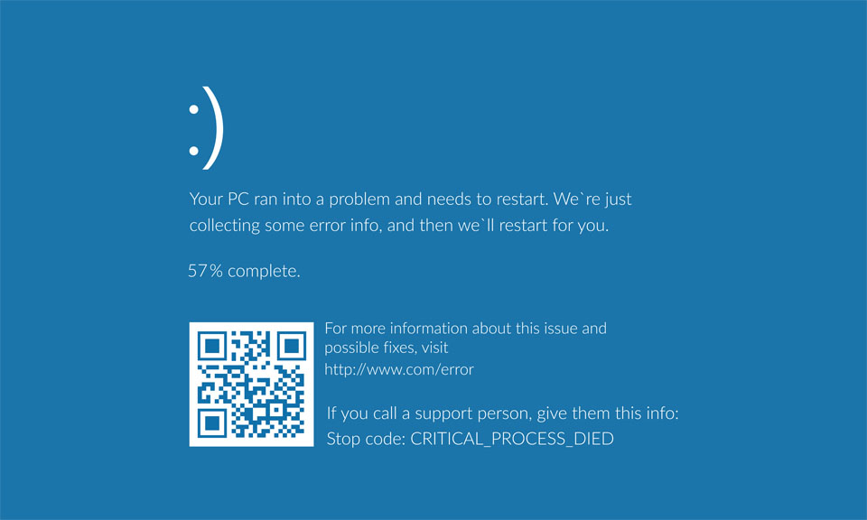 Troubleshooting CRITICAL_PROCESS_DIED Error