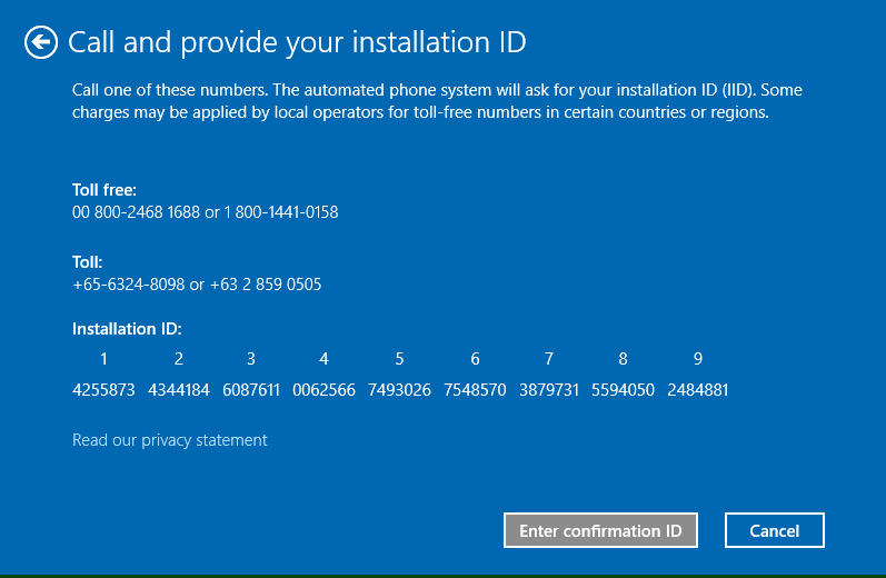 Windows 10 Activation Phone Numberwillbrown