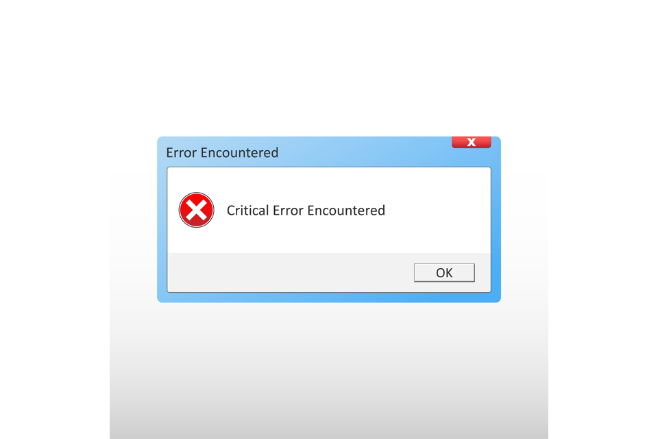 Windows 10 Error PNG