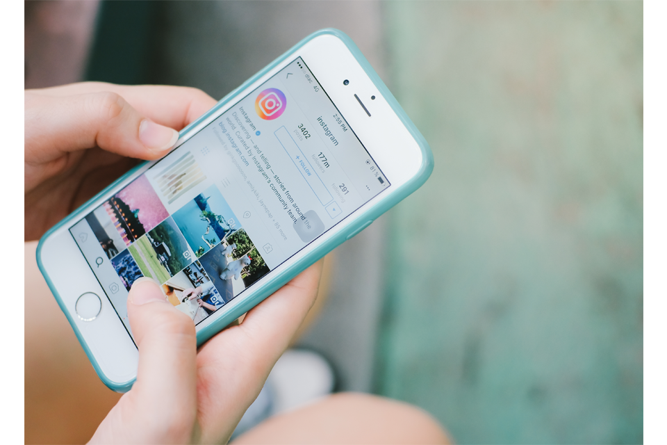 Instagram App on Apple iPhone