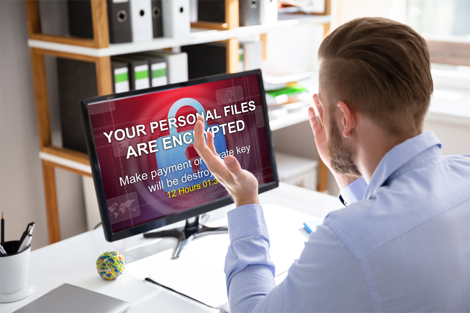 Computer with Ransomware