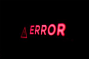 Computer Error Error Message