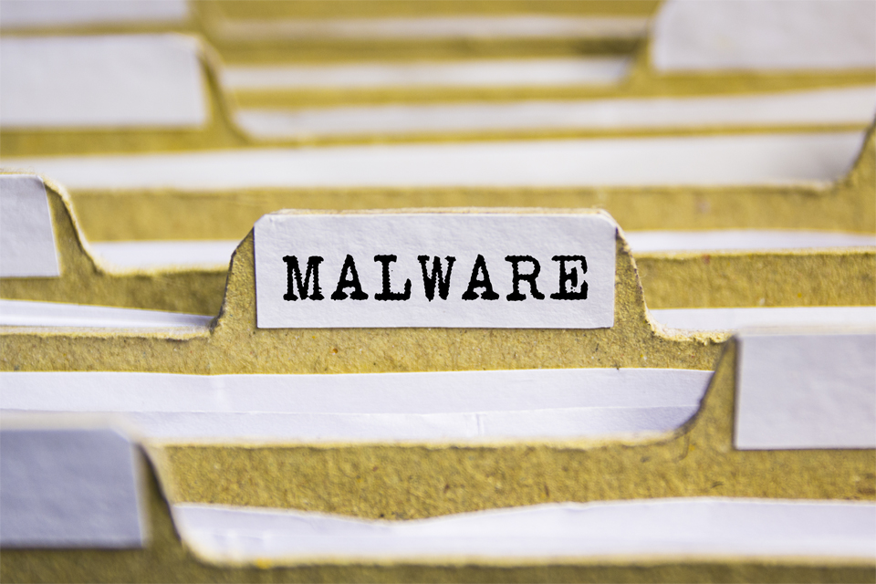 Malware Word On Card Index