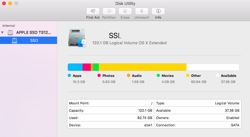 Disk Utility SSL