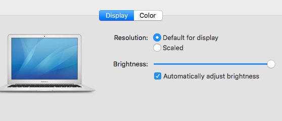 Display Resolution