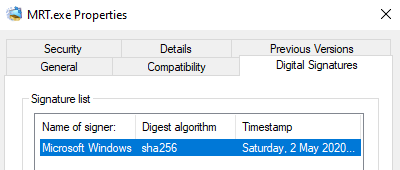 Microsoft Windows Properties